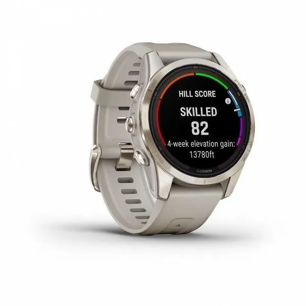 Умные часы Garmin Fenix 7S Pro Solar, золотистый (010-02776-15)